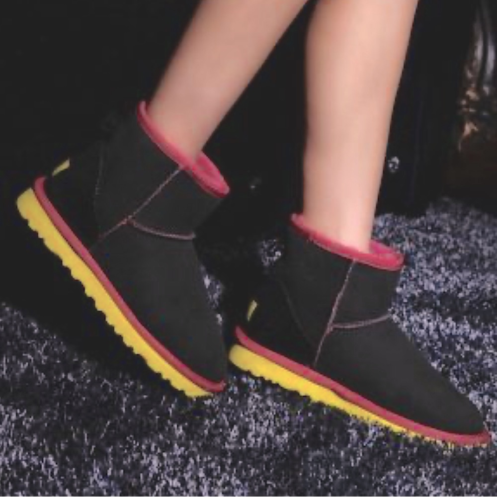 Uggs Iconic Multi  Colour Mini S|N 5854 Boots Size 6